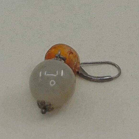 Sterling Silver Dangle Earrings - Picture 3 of 3